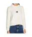 Sweat Motif/style Uni Femme Écru Tommy Jeans-3