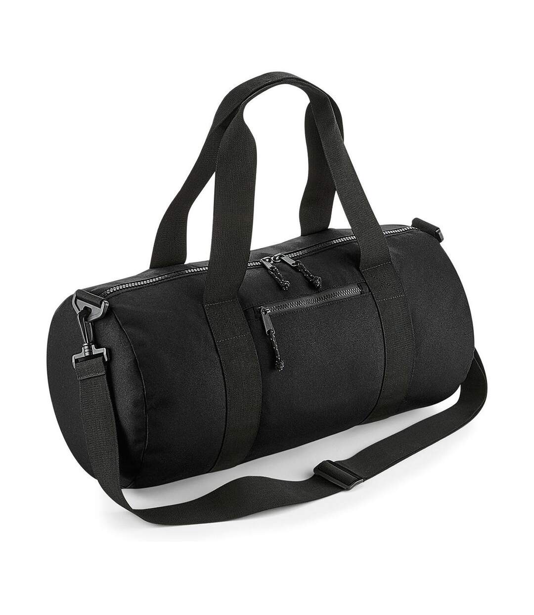 Sac polochon en polyester recyclé - BG284 - noir-1