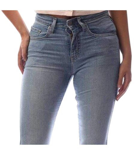 Womens/ladies 5 Pockets Flared Jeans Blue Levis