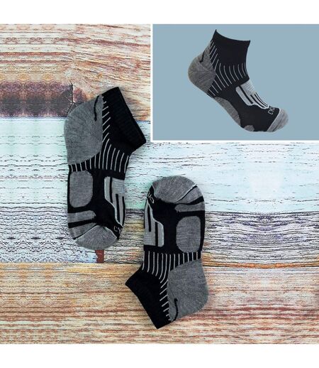 12 Pair Ladies Black Low Cut Cycling Socks Ideal for Running, Gym & Sport