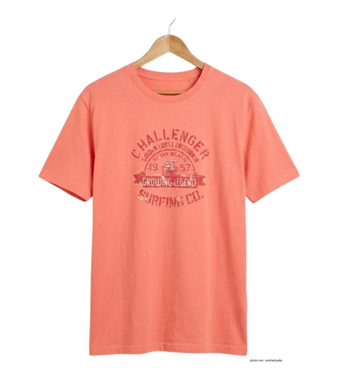 Tee - shirt  sérigraphie poitrine A2133B-2