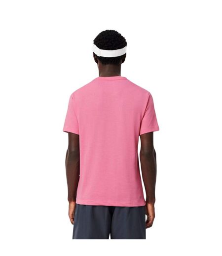 T-shirt Sports Style Logo Homme Rose Lacoste