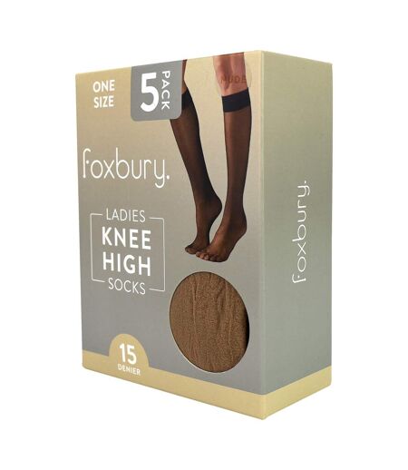 Sock Snob- Lot De 5 Mi-bas Femme 15 Deniers Légers Transparents