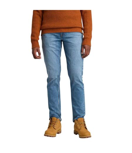 Mens Sandown Stretch Leather Patch Slim Jeans Denim Timberland