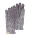 Isotoner Gants femme en maille torsades - doublés polaire