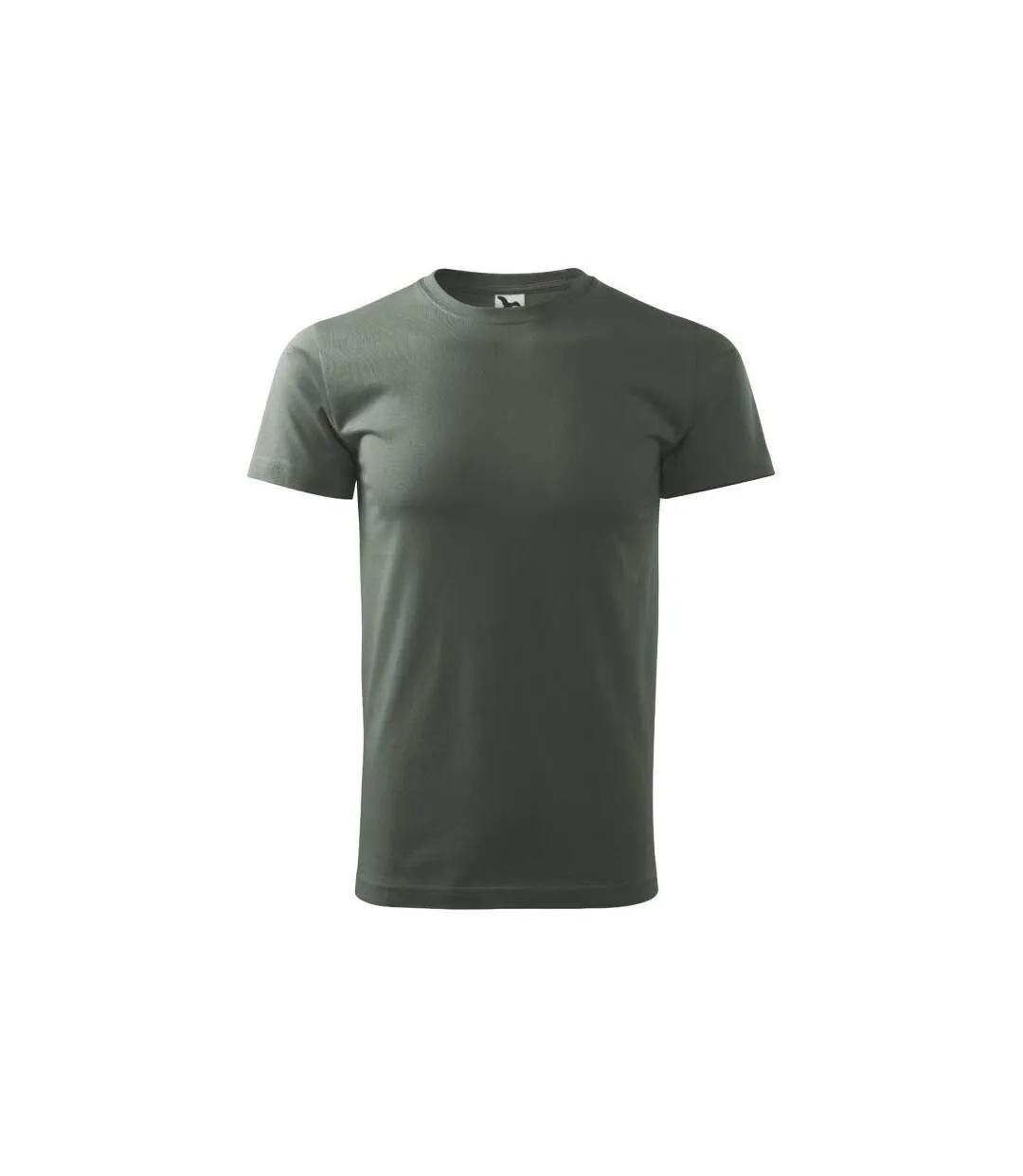 Mens Heavy New T-shirt Khaki Green Malfini-2