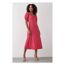 Robe mi-longue femme rose Dorothy Perkins-4