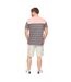 T-shirt Manches Courtes Tous Les Jours Blaydon Homme Anthracite À Rayures Bewley & Ritch-3