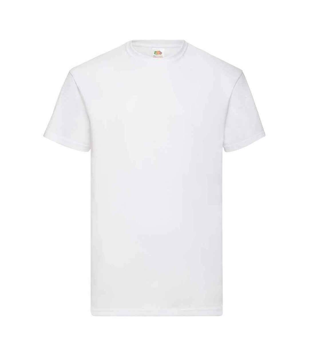 T-shirt valueweight homme blanc Fruit of the Loom-1