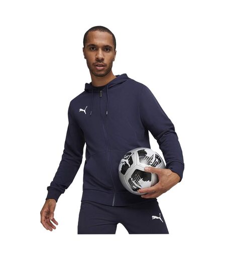 Sweat À Capuche Team Goal Homme Bleu Marine Puma