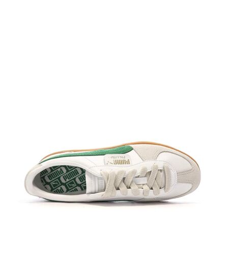 Baskets beiges/vertes homme puma palermo