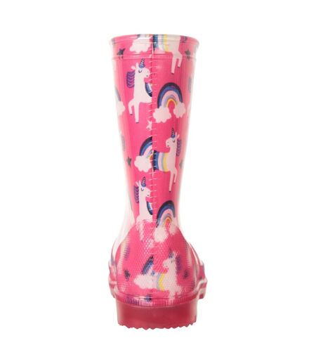 Bottes De Pluie Splash Tout-petit Rose Mountain Warehouse