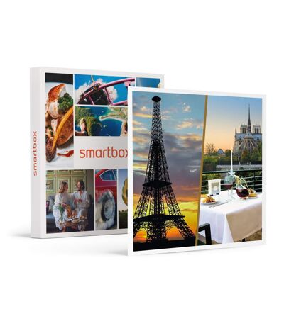 Paris en duo : visite de la tour Eiffel et dîner romantique avec vin ou champagne - SMARTBOX - Coffret Cadeau Multi-thèmes