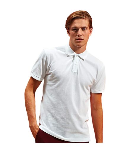 Polo homme blanc Asquith & Fox