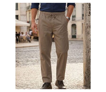 Pantalon ceinture élastiquée K0084B