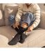 Mens Non-binding Thermal HoneyComb Top Socks-5
