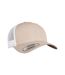 Casquette Trucker Retro Adulte Kaki Blanc Flexfit-2