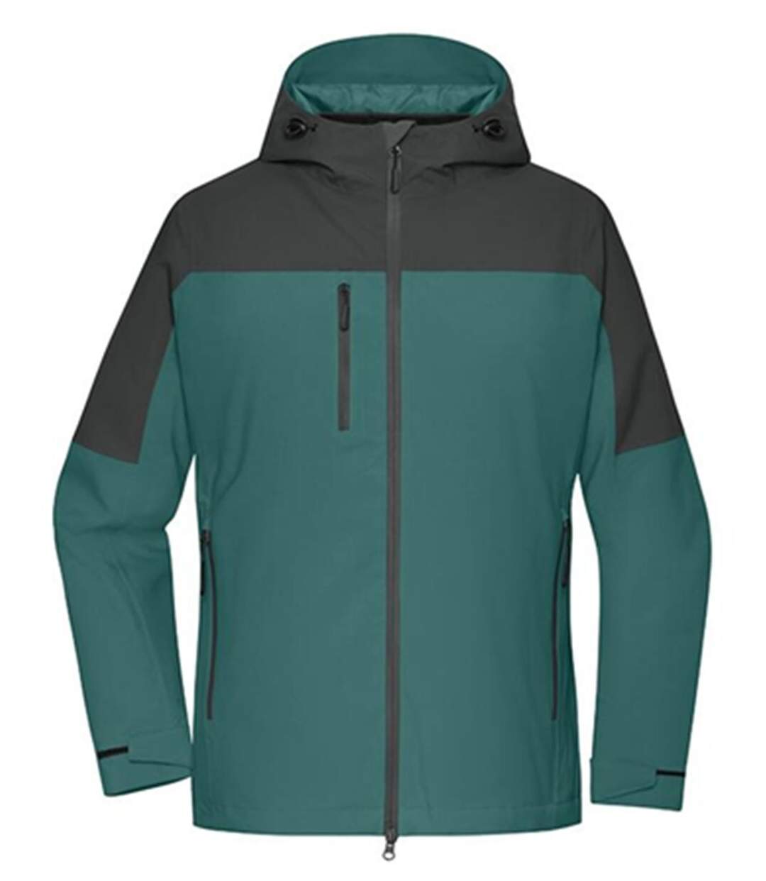 Veste 3 en 1 - Femme - JN1377 - vert fumé et gris carbone-1