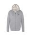 Sweat zippé gris Homme Schott SW - M