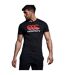 Mens Logo Cotton Blend T-shirt Black Canterbury-1