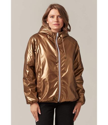 Veste réversible en imitation fourrure pour femme ISSIA