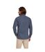 Mens geometric long-sleeve shirt marine Raging Bull