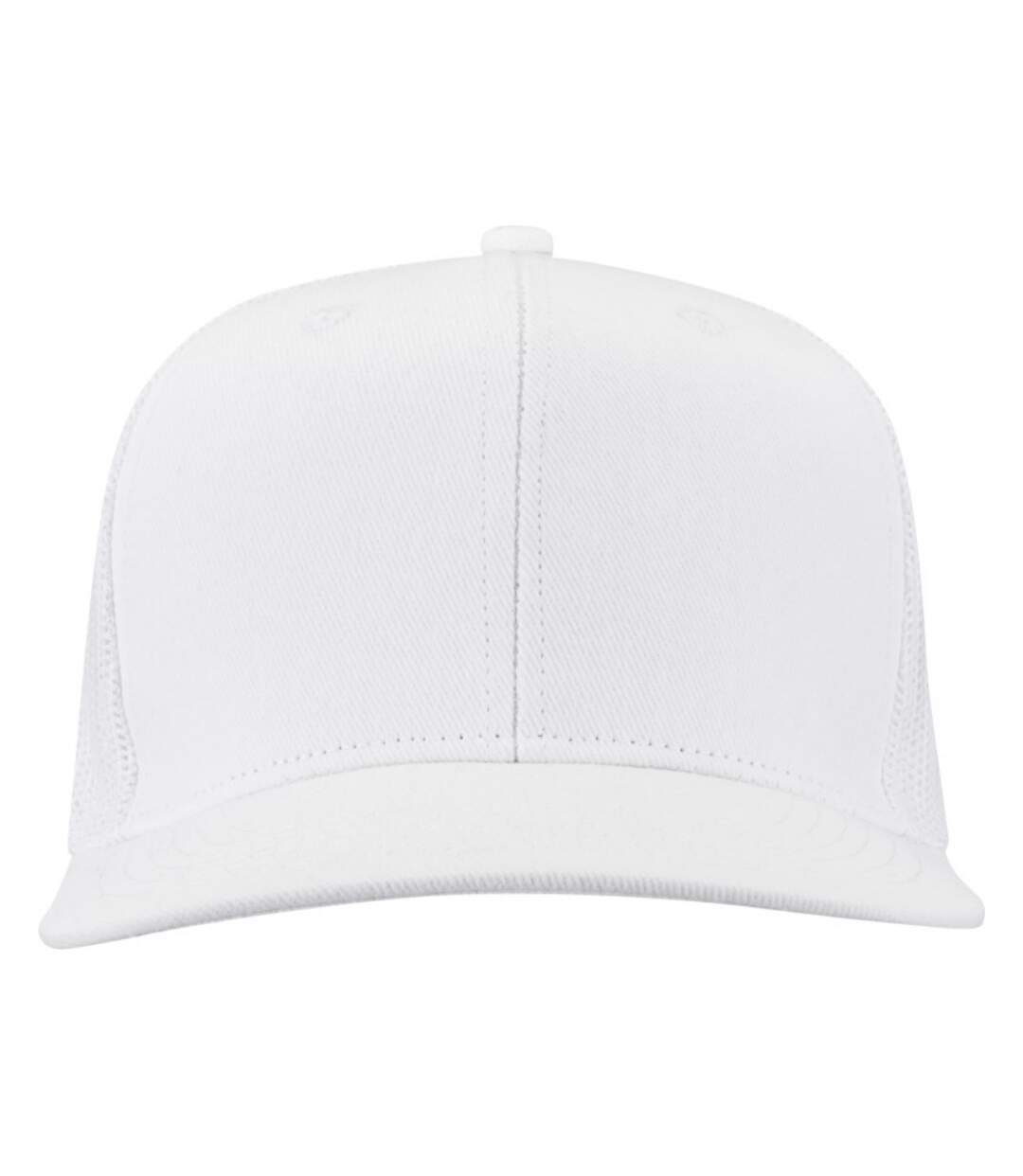 Unisex Adult Drift 6 Panel Snapback Cap White Elevate-1