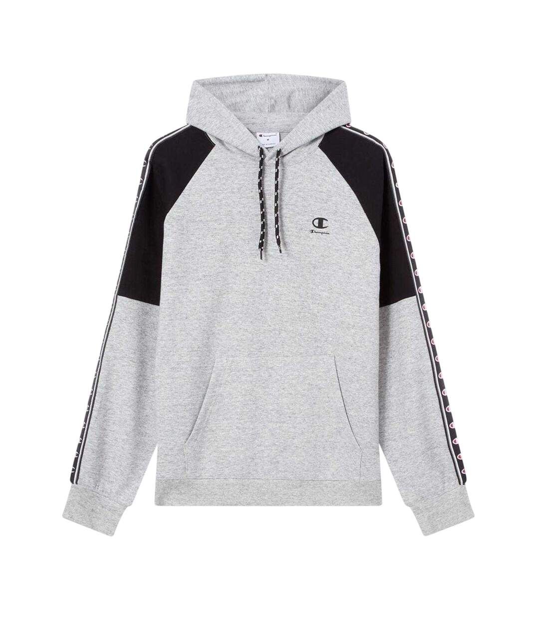 Mens Pullover Hoodie Grey Marl Champion-2