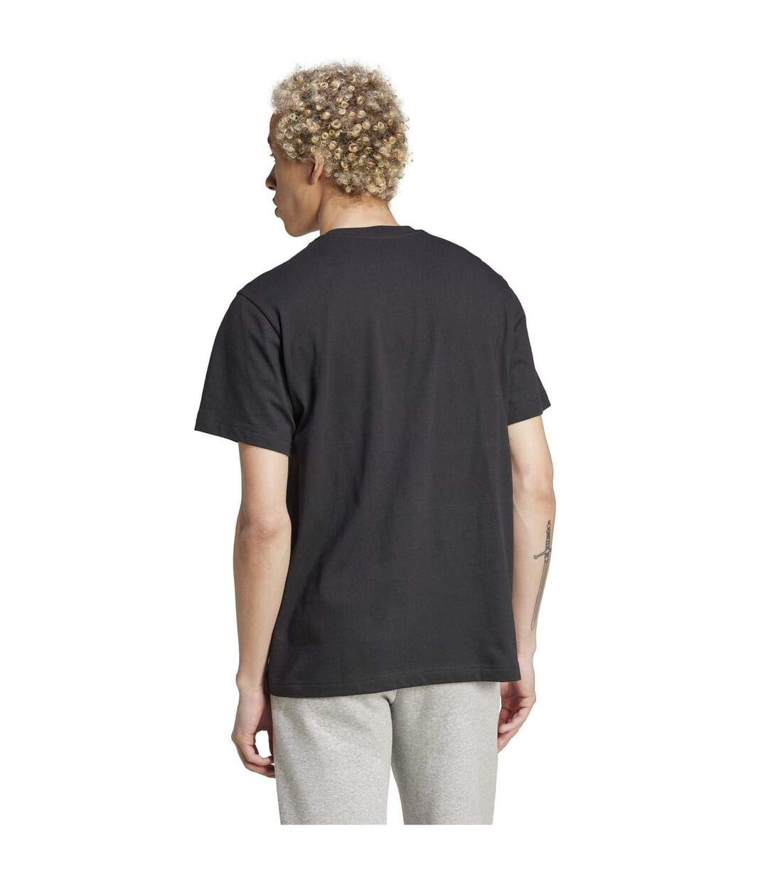Unisex Adult Paris T-shirt Black Adidas-3