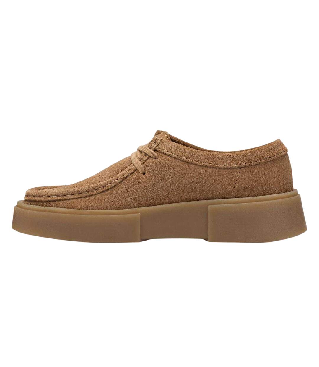 Womens/ladies Torview Suede Shoes Dark Sand Clarks-2