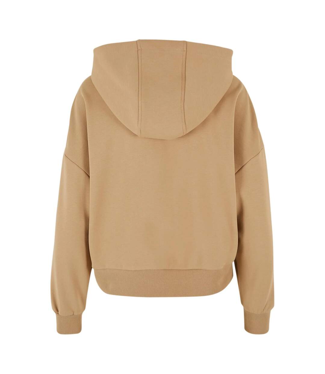 Sweat À Capuche Cozy Femme Beige Foncé Urban Classics-2