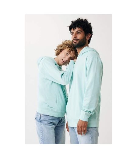 Unisex adult yengo recycled cotton side pocket hoodie royal blue Iqoniq