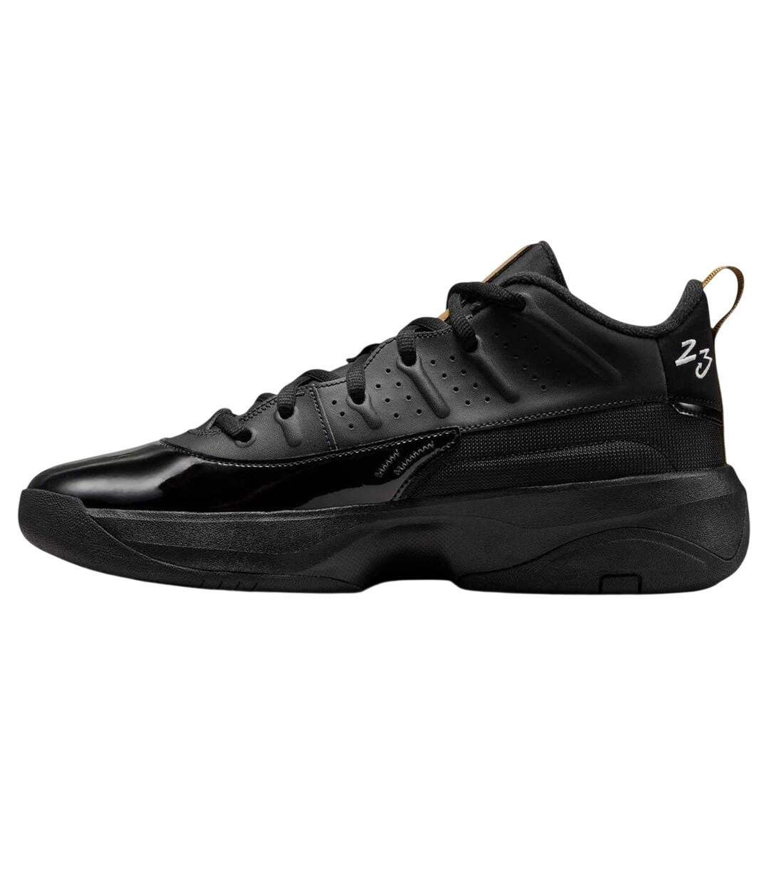 Chaussures De Basket Air Jordan Max Aura Homme Noir Jaune Or Nike-3