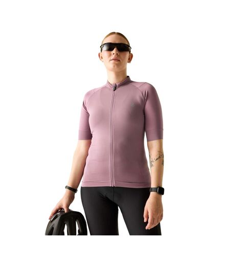 Veste Manches Courtes De Cyclisme Motif/style Éclair Femme Rose Pâle Dare 2B
