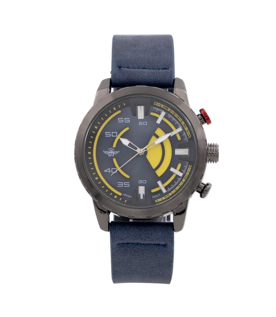 Coffret Montre Homme Bleu M. JOHN-1