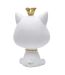 Vide-Poche Statue Chat 25cm Blanc-3