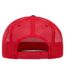 Casquette trucker rouge / blanc / noir Yupoong-2