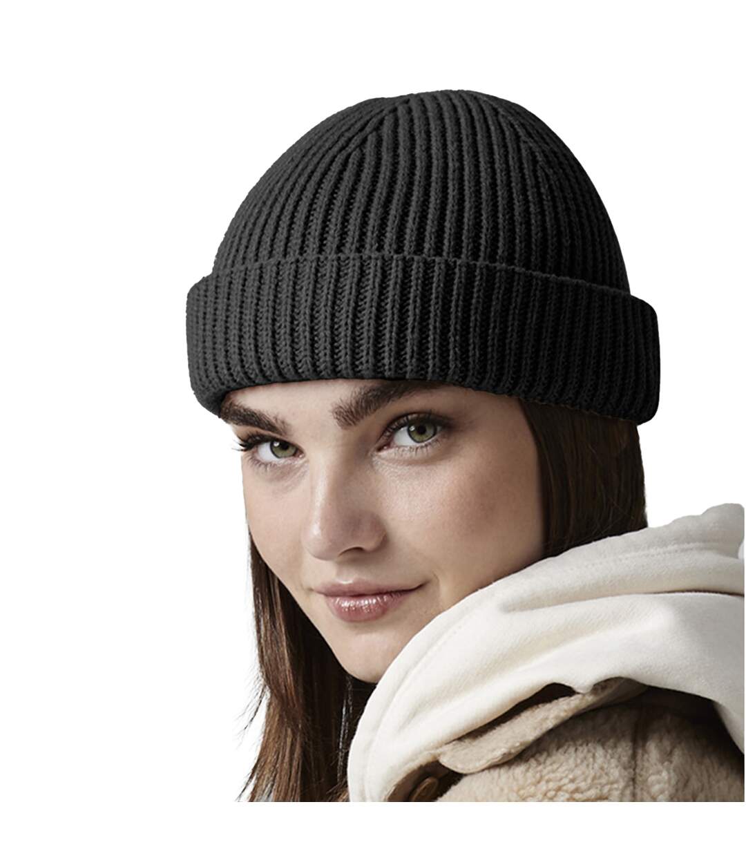 Beechfield Unisex Adult Harbour Fisherman Beanie (Black) - UTRW8259-3