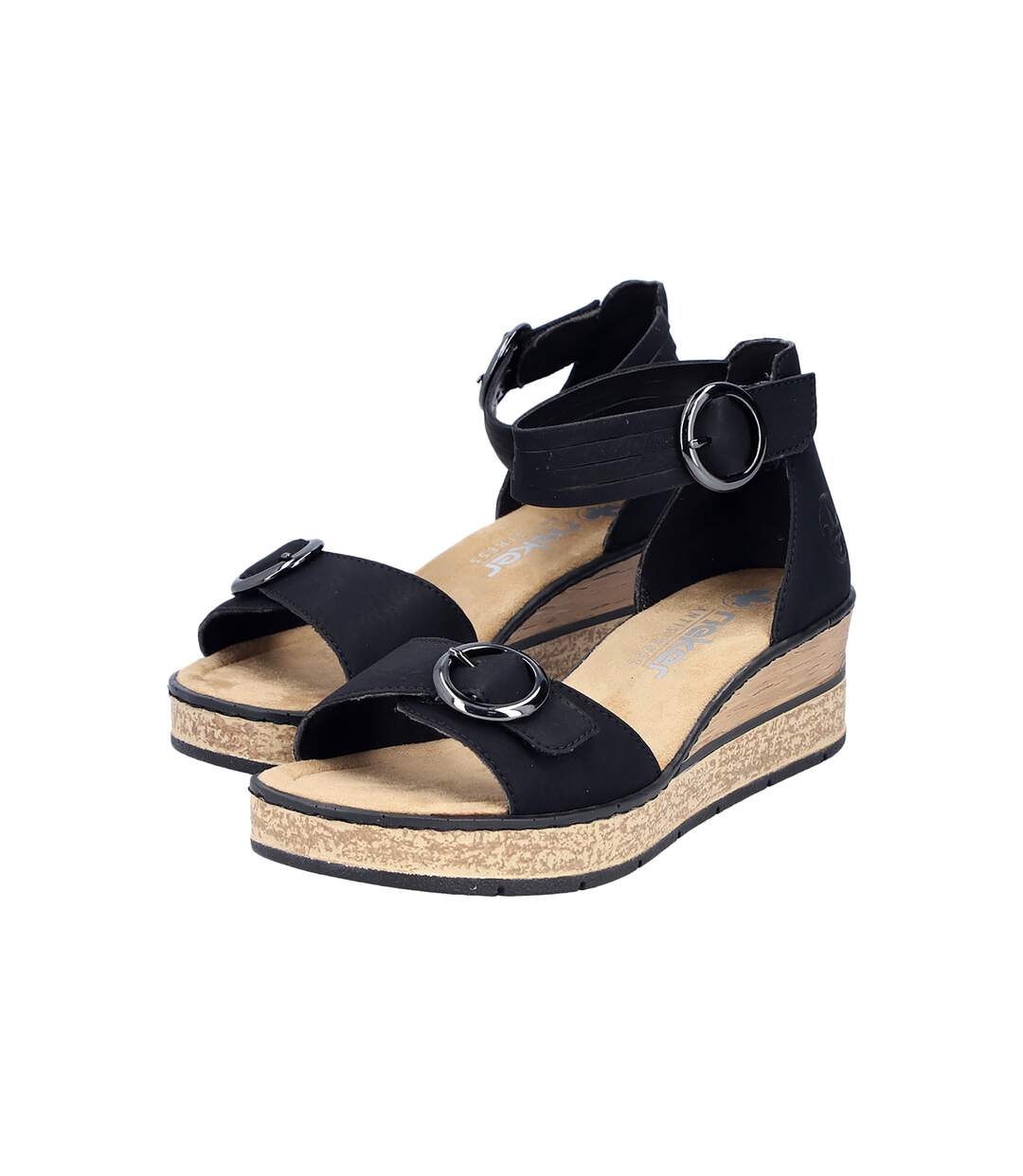 Sandales Compensées à Bride Rieker Nabukino-3