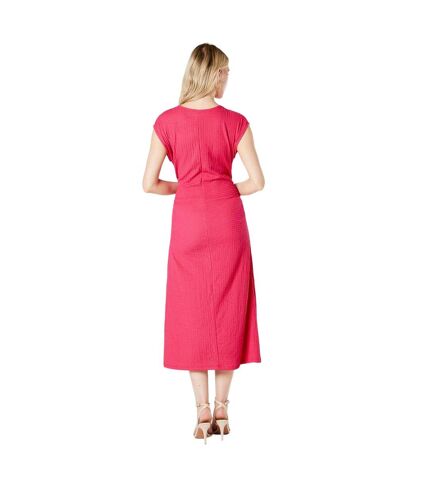 Robe mi-longue femme rose Principles