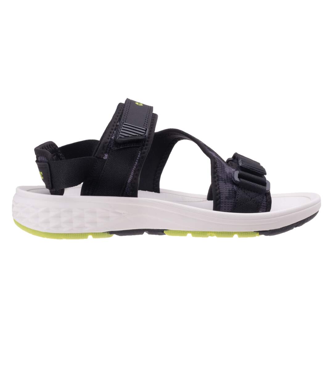 Sandales Tocel Homme Noir Gris Moyen Vert Clair Hi-Tec-2