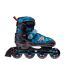 Patins À Roulettes Alignées Galakty Enfant 30,5-33 Fr Noir Bleu Marine Orange Martes-1