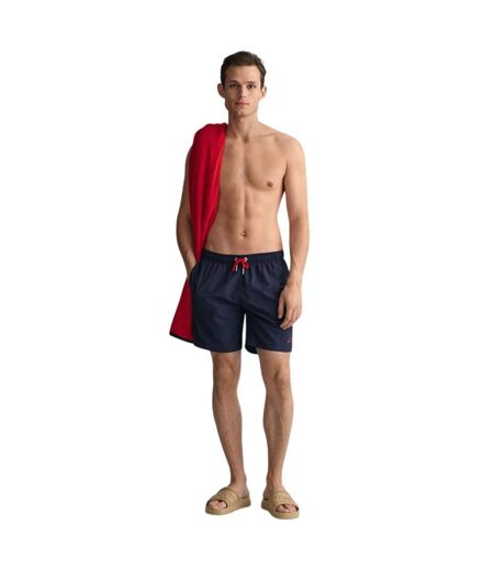 Short De Bain Homme Bleu Rouge Gant