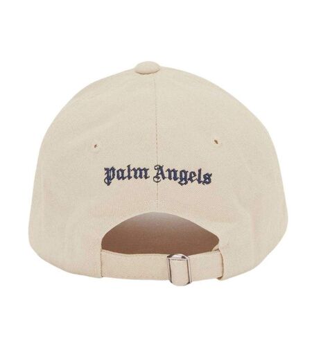 Classic Logo Cotton Baseball Cap Cream Palm Angels