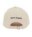 Classic Logo Cotton Baseball Cap Cream Palm Angels-2