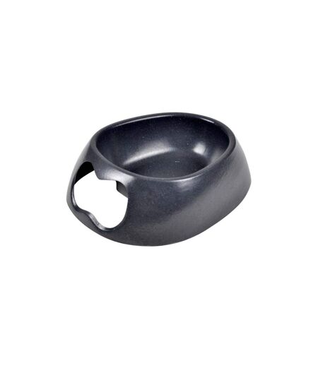 Gamelle pour Chien & Chat Bambou 16cm Anthracite
