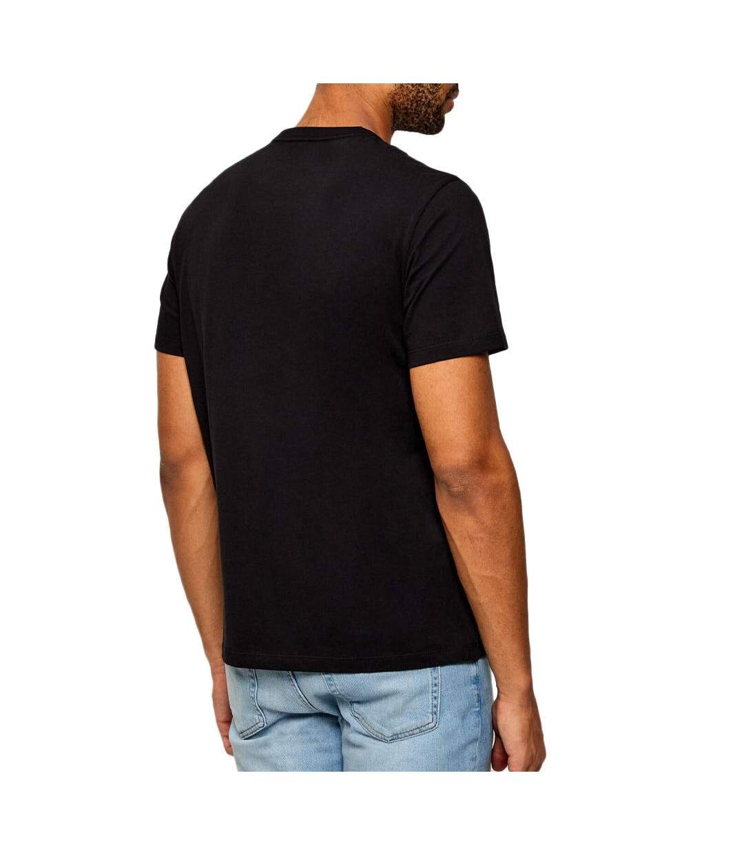 T-Shirt noir/bleu homme calvin klein jeans 30s-2