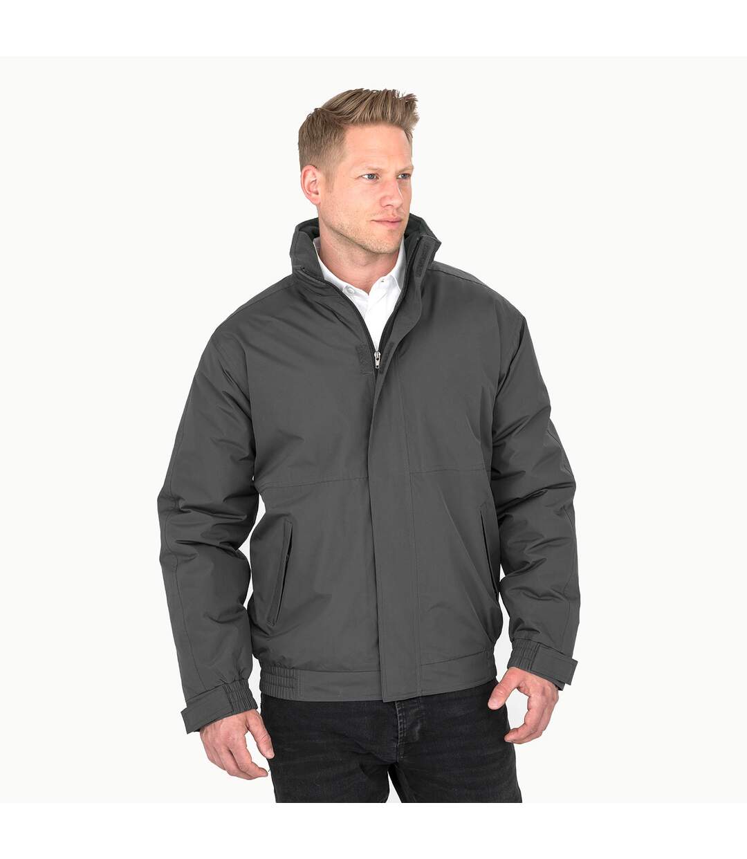 Result Core Mens Channel Jacket (Grey) - UTBC914-2