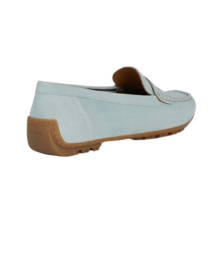 Mocassins kosmopolis femme bleu clair Geox