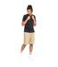 Duke Mens Flyers-1 Crew Neck T-Shirt (Black) - UTDC164-3